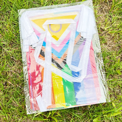 rainbow Flags 14x21cm20pcs /set gay pride rainbow Peace Flag Pride Flag