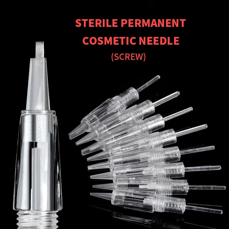 Wireless PMU Machine Kit or Disposable Sterilized Tattoo Needles for Permanent Eyebrow Lip Eyeliner Makeup Tattoo Pen Machine
