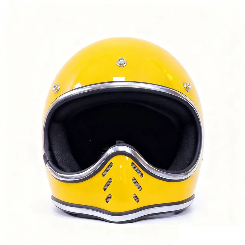 Motorcycle helmet Japanese pointy helmet retro cruise knight helmet motorcycle scooter FRP four seasons space helmet.