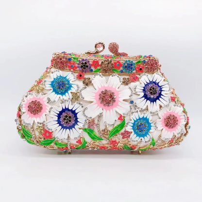 Diamond Dinner Hollow Rhinestone Banquet Clutch Bag Handtassen Dames Bolsos De Fiesta Para Mujer Boda Women's Rhinestone Handbag