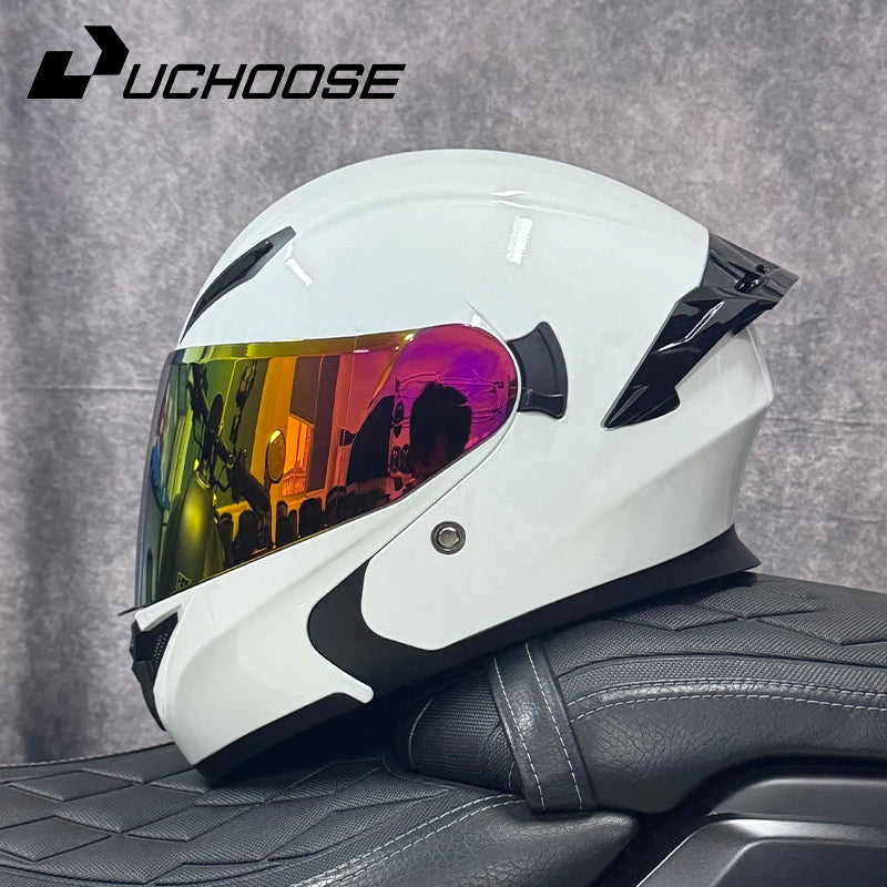 Free headphones High Quality DOT Motorcycle Helmet Four Seasons Motocross Racing Modular Flip Up Men Women Off Road Helmet