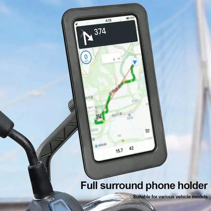 Universal 360° Swivel Adjustable Motorcycle Cellphone Holder Bicycle GPS Waterproof Motorcycle Bike Mobile Phone Holder Support