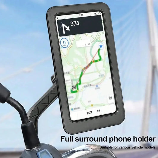Universal 360° Swivel Adjustable Motorcycle Cellphone Holder Bicycle GPS Waterproof Motorcycle Bike Mobile Phone Holder Support