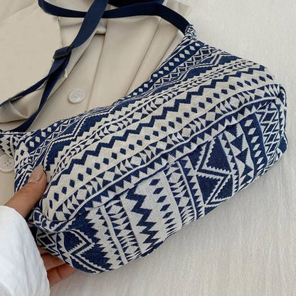 Neutral style tote bag for men and women, featuring ethnic style. New arrivals for spring and summer. Single shoulder bag. Fashi