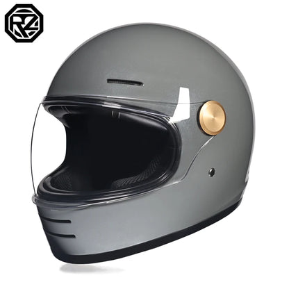 ORZ Motorcycle Helmet DOT Certification Retro Full Face Off Road Helmet Cascos Para Motos Capacete Casco Moto