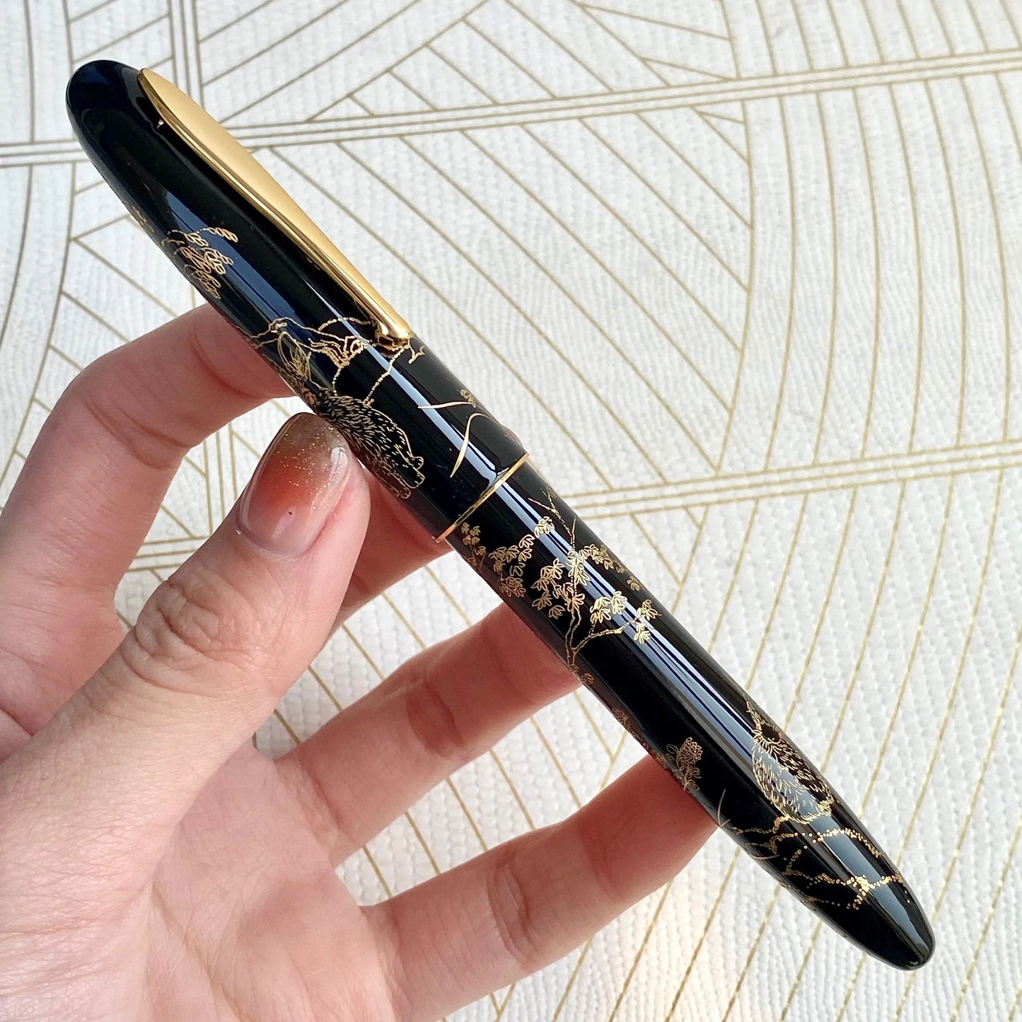 Limited Hongdian N23 Fountain Pen Rabbit Year High-End Students Business Office Writing Supplies Gold Carving Student Gift Pens