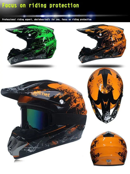 four seasons Racing Helmets Motorcycle Helmet  riding helmet and  rally Helmet Large adv Sports helmet Motocross Helmet Casco