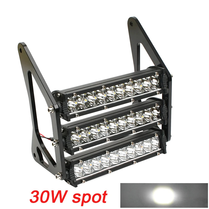 Motorcycle Headlight Headlamp Light Waterproof Front Fork Light Lamp With Bracket For Honda Grom MSX 125SF Ducati Venom MSX125