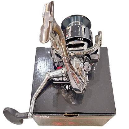 ABUG ARCIA  High Performance Fishing Reel, SWC1000-7000 Series , 12+1 Bearings, 4.7:1/5.5:1 Gear Ratio，Gift PE Fishing Line