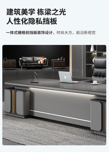 L Shape Storage Executive Desk Designer Computer Bureaux Table Computer Desks Workstation Modern Mesa Escriotorio Home Office