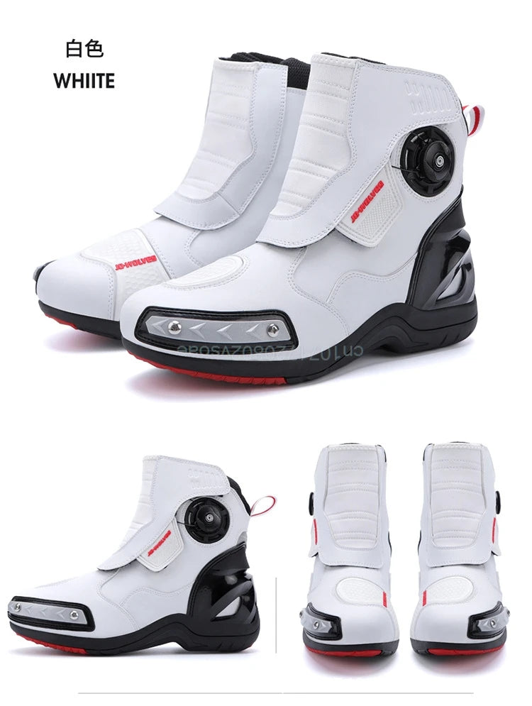 Motorcycle Boots Racing Off-road Shoes Breathable Non-slip High-top Motorcycle Professional Waterproof Mountain Bike Boots