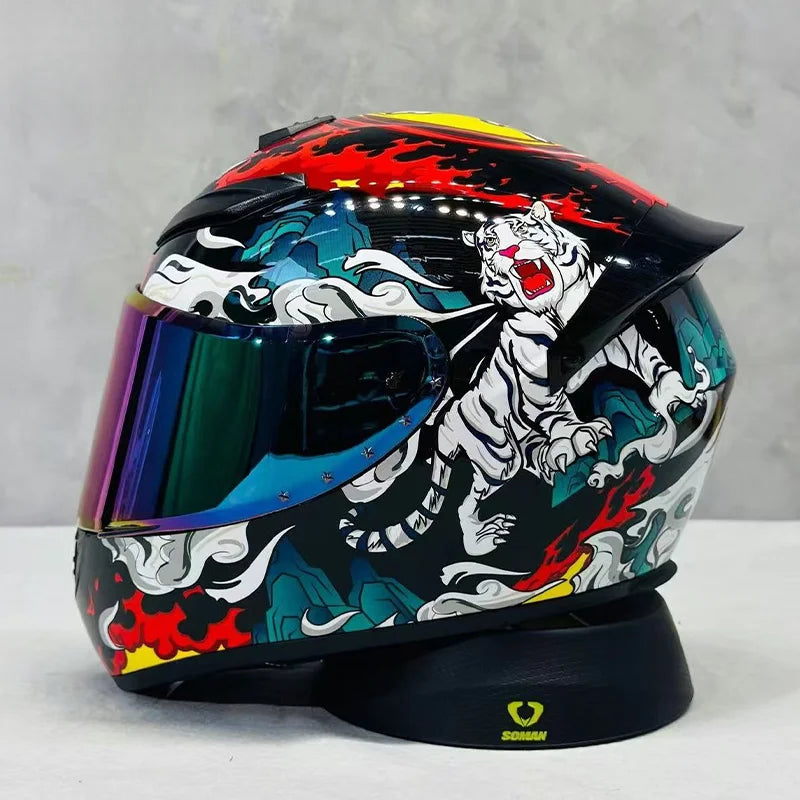 Popular Urgly Girl Full Face Motorcycle Helmet with Multiple Style Options and Unmatched Riding Freedom for Urban Riding Riders