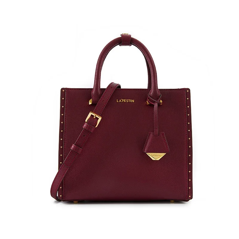 LA FESTIN New Women Leather Tote Bags Luxury Multifunctional Versatile Ladies Fashion Shoulder Crossbody Designer Handbag