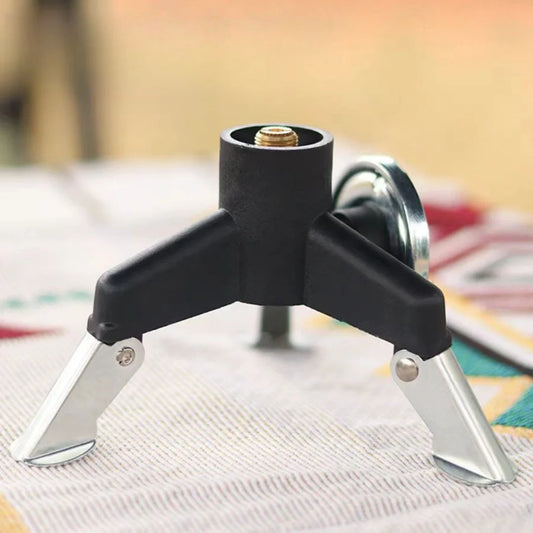 Camping Gas Stove Adapter Connector Portable Folding Tank Tripod Stand Stainless Steel Outdoor Hiking Backpacking Cooking Gear
