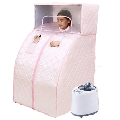 Home Far Infrared Single Sauna Rooms Washable Sweat Steaming Bucket Steam Shower Household Body Spa Sauna Bag Fumigation Machine