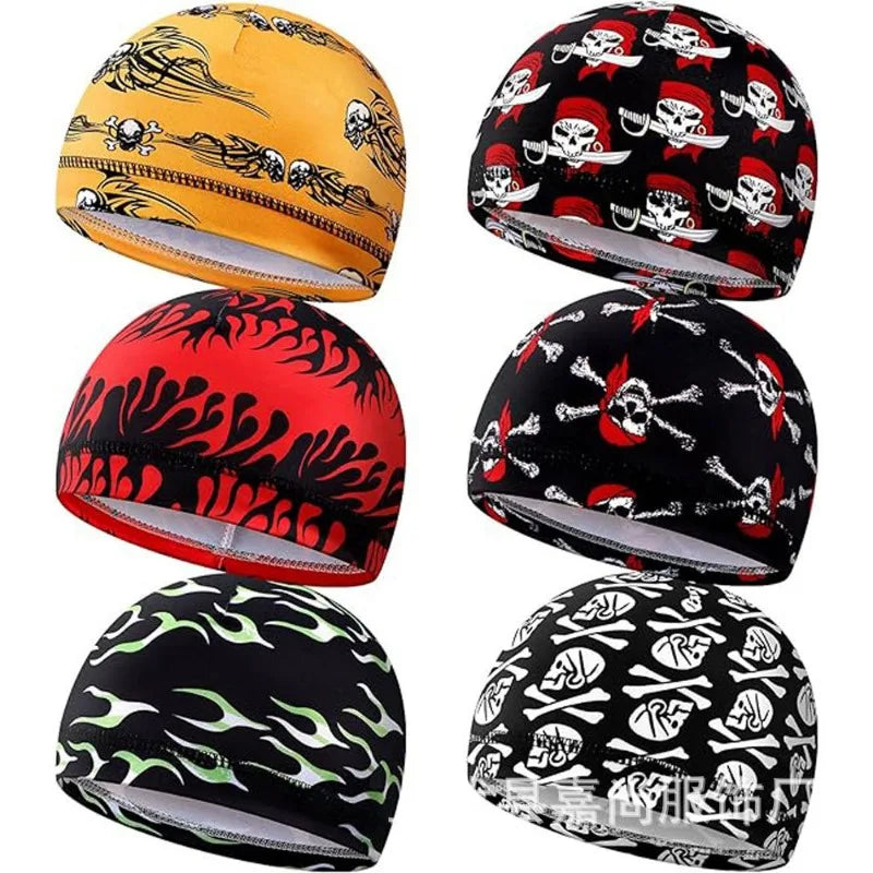 Cycling Hat Summer Breathable Sweat Absorbing Quick Drying Sports Hat Bicycle Motorcycle Safety Helmet Lining Cycling Cap