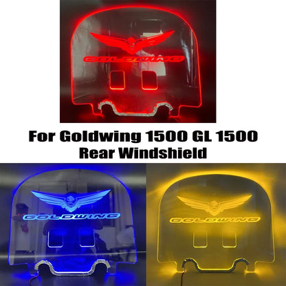 For Honda GoldWing GL1500 Accessories Goldwing 1500 Motorcycle New  LED lighting Footrests Decoration&Windshield
