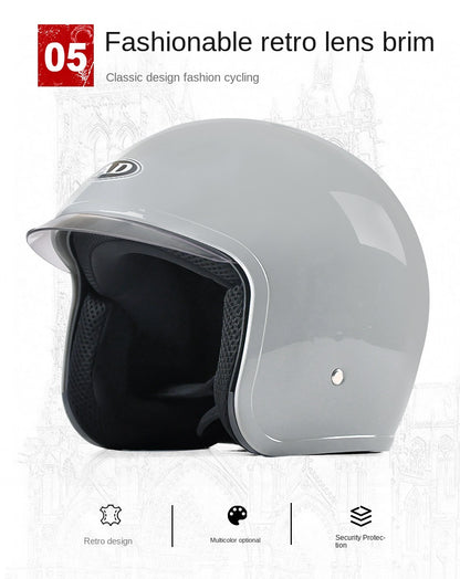 GB Certified Electric Vehicle Helmet for Men and Women All-season Universal Electric Vehicle Safety Helmet Motorcycles Winter