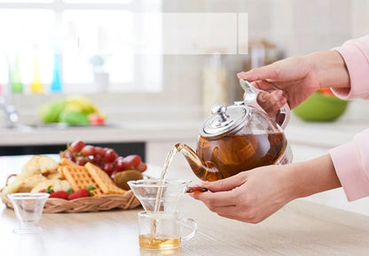 Induction Cooker Heat Resistant Glass Teapot Electromagnetic Furnace Multifunctional Filter pot Gas Stove Kettle Tea set