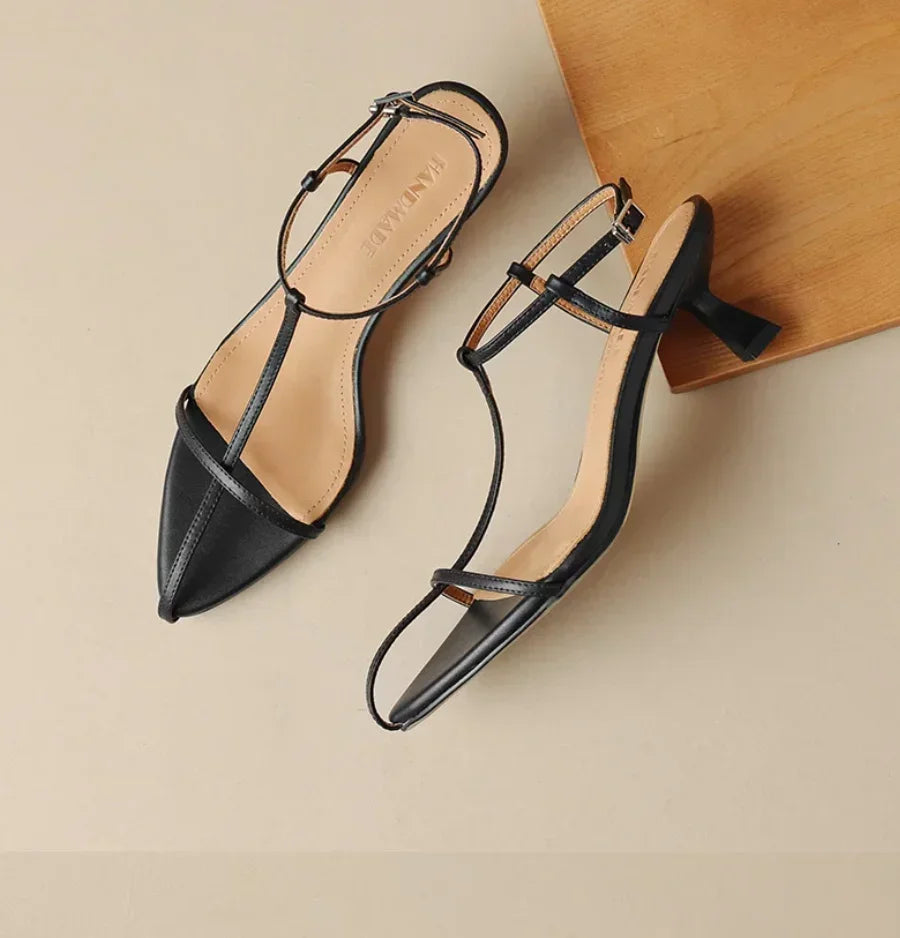 High Heels Sandals Sexy Women Pointed Toe Shoes Luxury Woman Slippers New Pumps Beach Dress Flip Flops Party Mujer Sandalias