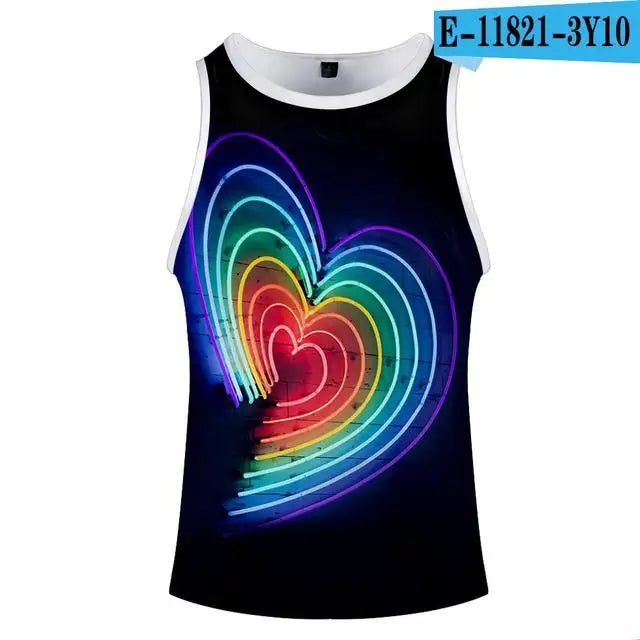 Fashion LGBT Love men tank top LGBT Flag fitness sleeveless shirt Lesbian Gay summer vest LGBT pride tank tops Men's clothing
