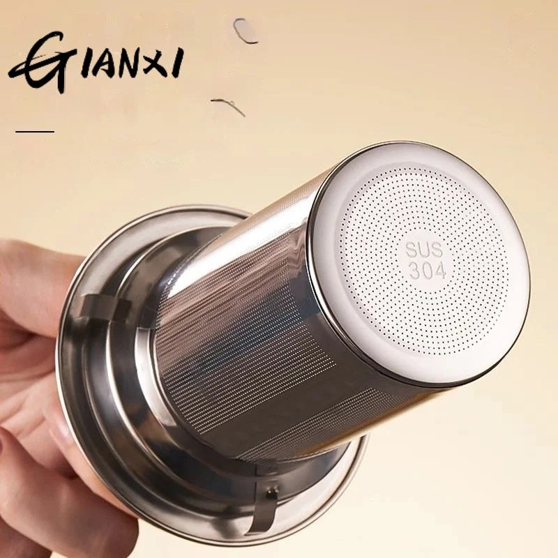 GIANXI Tea Teapot Household Large Capacity Glass Tea Maker Tea Separation Thickened High Temperature Tea Set Single Pot