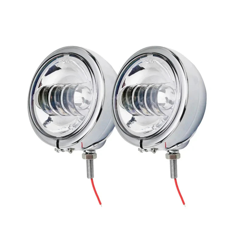4.5 inch LED Fog Light Passing Light Match Housing Bucket Auxiliary Fog Lamp Bracket Turn Signal Light For Road King