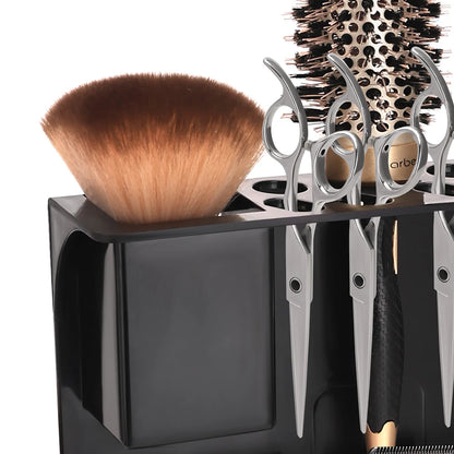 Hair Styling Tools Storage Box For Beauty Scissors Electric Clipper Comb Rack Salon Hairdressing Holder Desktop Case
