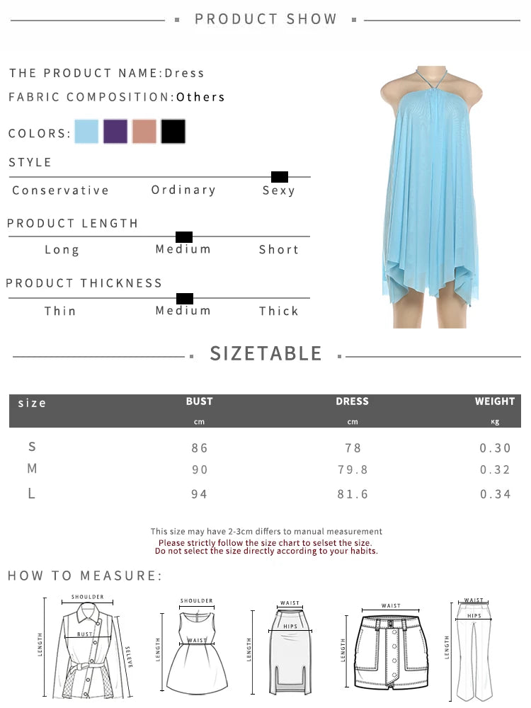 Sisterlinda Halter Dress Women Asymmetrical Hem Bandage Sleeveless Backless Solid Beach Party Sexy 2026 Summer New Trend Bodycon