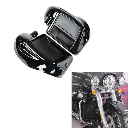 Motorcycle Lower Vented Leg Fairing + 6.5" Speakers W/ Grills For Harley Touring Electra Glide Road King Street Glide 2014-2024