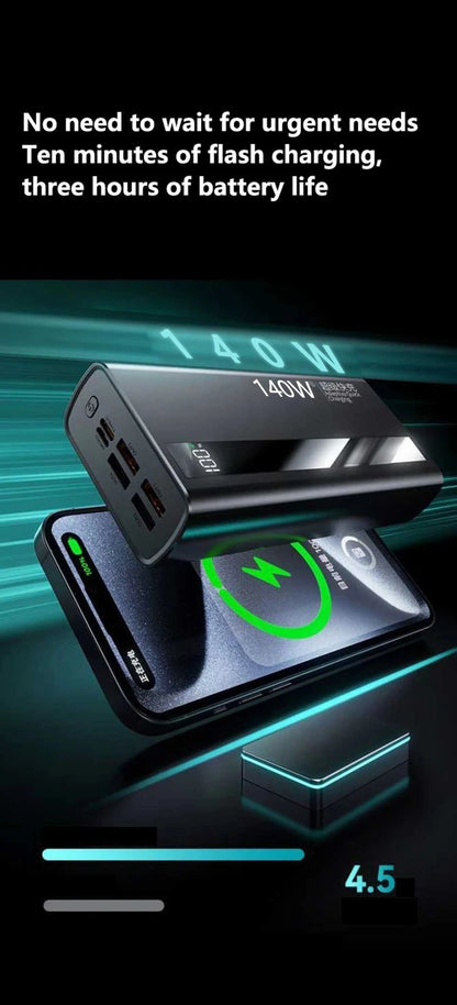 Lenovo 500000mAh Wireless Magnetic Power Bank PD22.5W Super Fast Charging External Battery for Magsafe For iPhone Huawei Samsung