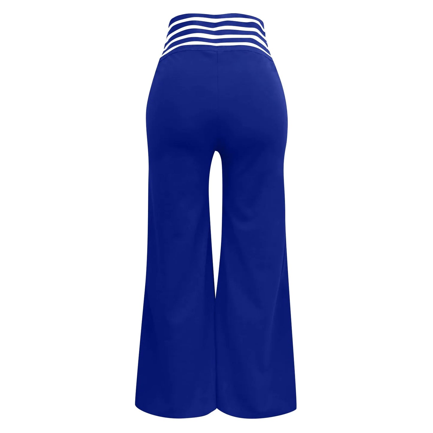 Women Wide Leg Flared Pants New Y2k Casual Crisscross Sheer Mesh Patch High Waist Trousers Elegant Streetwear Work Pants