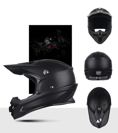 DOT Helmets Motocross Kask Cross Downhill Soporte Casco Off Road Helmet Racing Classic Motorcycle Original Enduro Goggles
