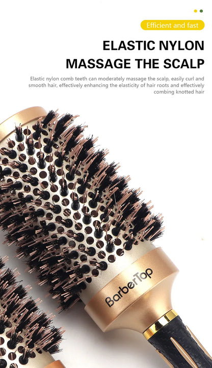 Salon Hairdressing Anti-static Hairdressing And Curling Styling Barber Hair Comb Women Wet Curly Hair Brush For  Styling Tool