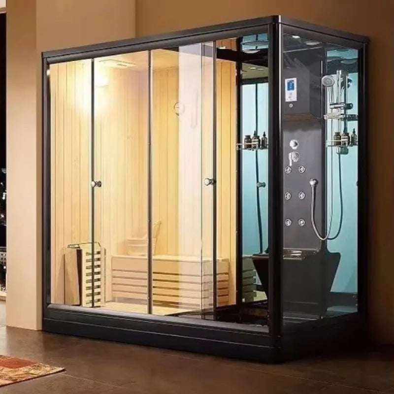 Customization Best-Selling Custom 2 Person Massage Steam Shower Room Steam Sauna Shower Cabin