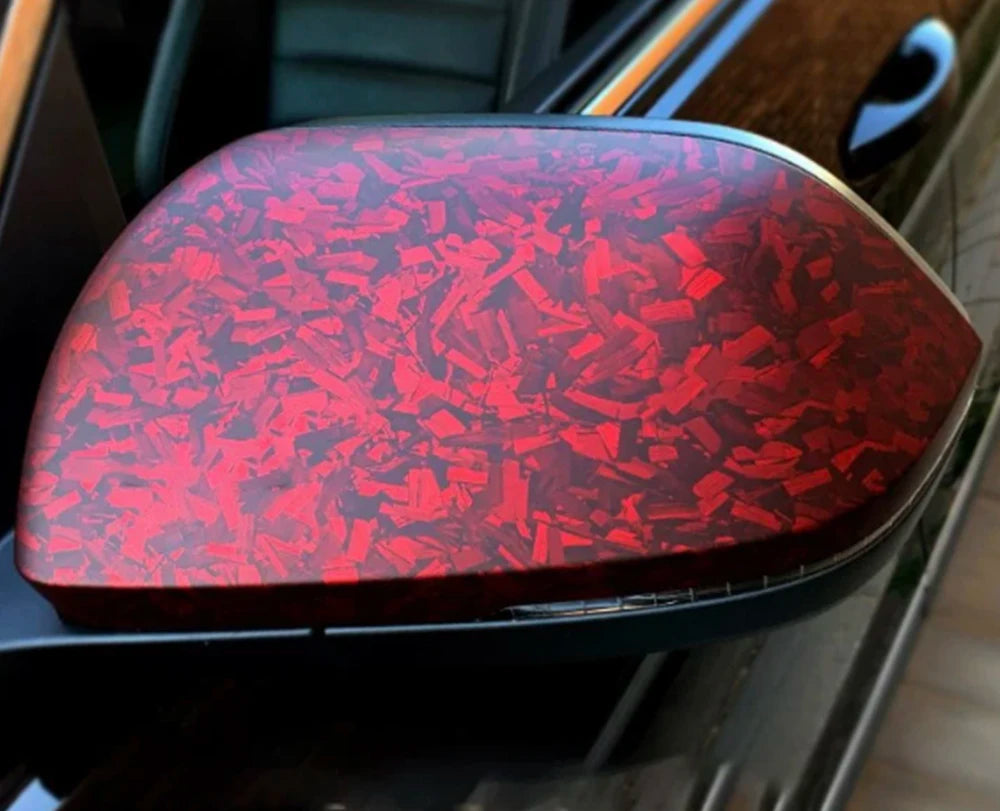 High Glossy Black Silver Red Forged Carbon Fiber Car Sticker on the Hood Adhesive Vinyl for Car Stickers Motorcycle Decal