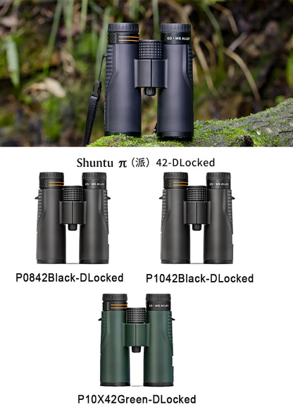 Shuntu 8X42 10X42 ED Binoculars for Adults High Powered Super Bright Clear Lightweight Binocular For Bird Watching Hiking Travel