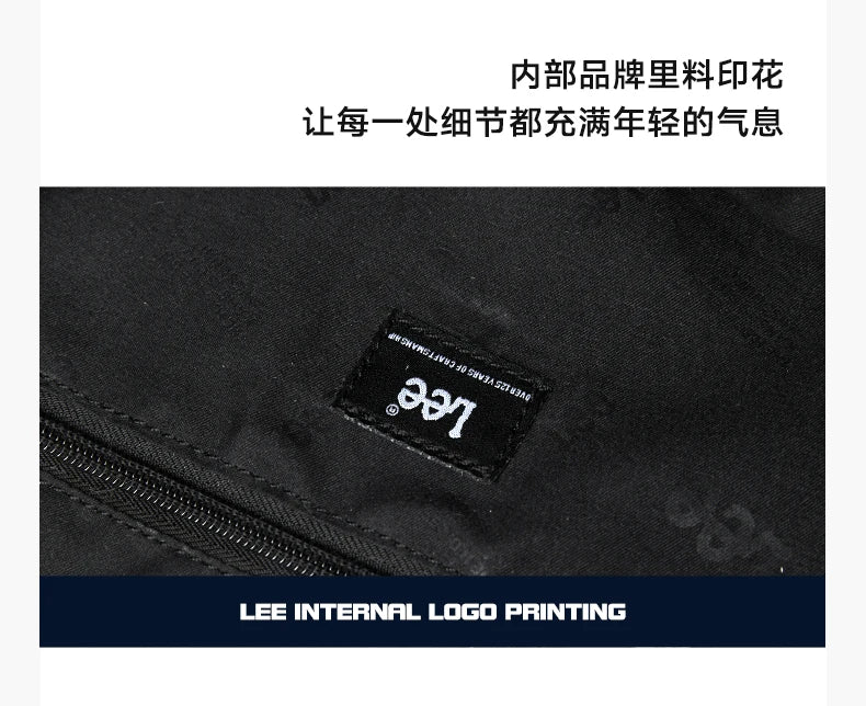 LEE 2025 Teenagers Waterproof Denim Crossbody Shoulder Bag Women Men Stylish Jeans Hobo Dumpling Crescent Bag Student Ipad Pack