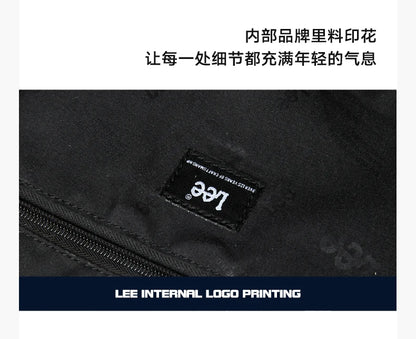 LEE 2025 Teenagers Waterproof Denim Crossbody Shoulder Bag Women Men Stylish Jeans Hobo Dumpling Crescent Bag Student Ipad Pack