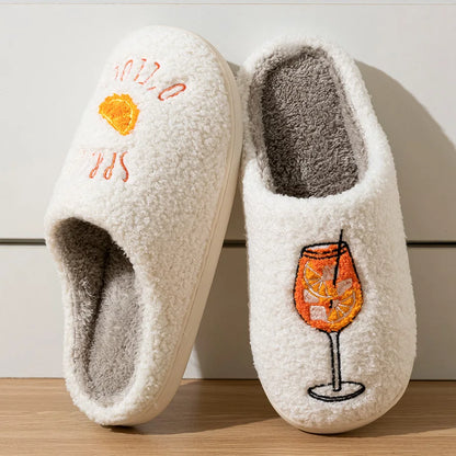Women's Slippers Aperol Spritz Spritz O'Clock Cozy Comfy Fluffy Slippers Party Bridal Shower Mom Daughter Gift For Girl