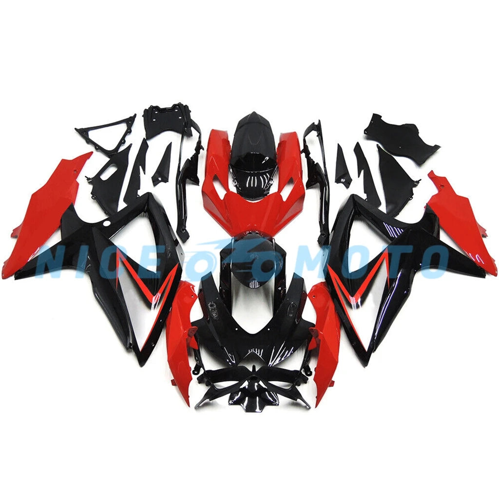 ABS Plastic Motorcycle Fairing Kits Fit For GSXR 600 750 K8  K9 2008 2009 2010 GSXR600 GSXR750 Panel Kit
