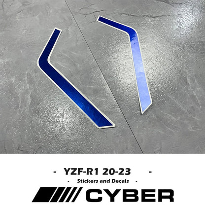 Fairing Shell Sticker Decal Hollow Line Design Front Full Vehicle Sticker All Logos For YAMAHA YZFR1 YZF-1000 R1 2020-2023