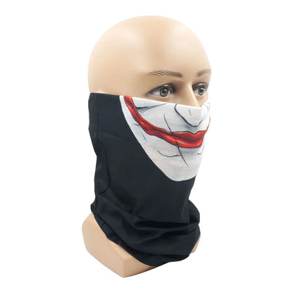 63-93 Vendetta Punisher Face Cover Tube Bandana Joker Men Motorcycling Riding Neck Gaiter Women Headband Mask Holloween Headwrap