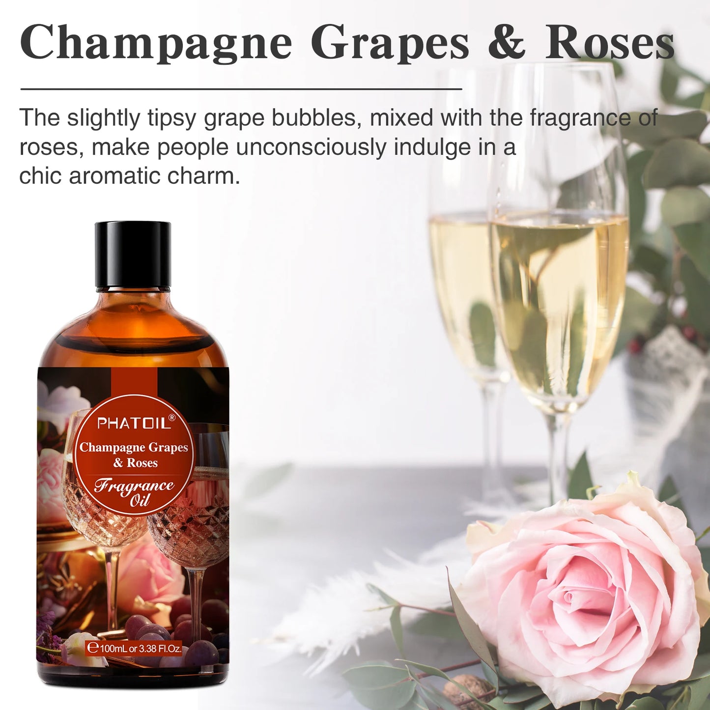 PHATOIL 100ML with Dropper Fragrance Oil For Diffuser Fruit Carnival Almond Vanilla Golden Vintage No.1 Lucifer's Letter Oils
