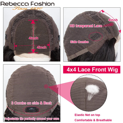 180D 13X4 Straight Lace Front Wigs Straight Human Hair Wigs For Women Human Lace Wigs Brazilian Lace Wigs Straight Frontal Wigs