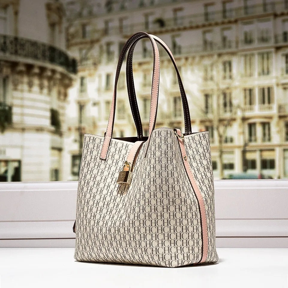 CH Classic Fashion Women's Bucket Bag Good Quality PVC Material Luxury Brand 2025 New Commuter Trend Crossbody Bag