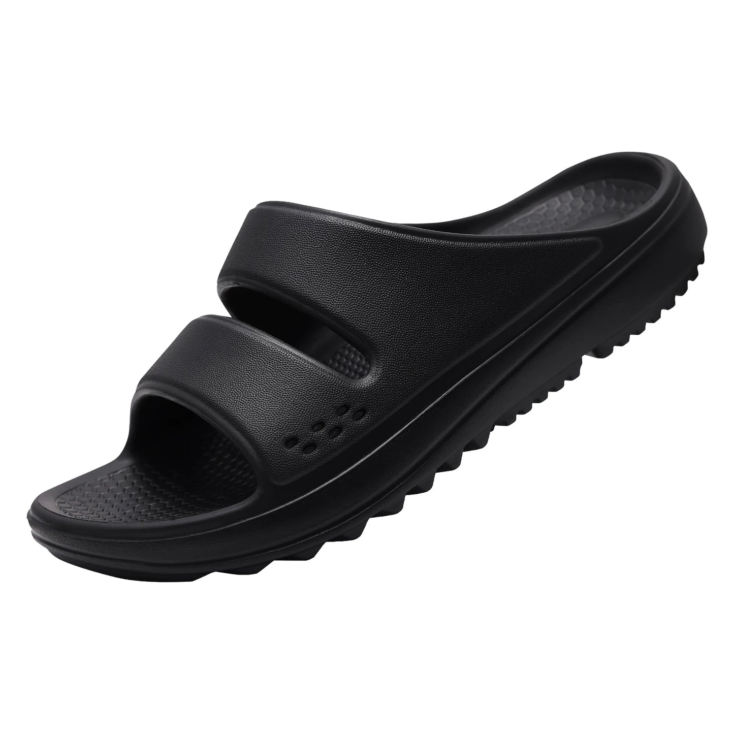 Kidmi Women Flat Sandals Women Slippers Outdoor Non-slip House Slippers Unisex Beach Slides Orthopedic Breath Soft Slippers