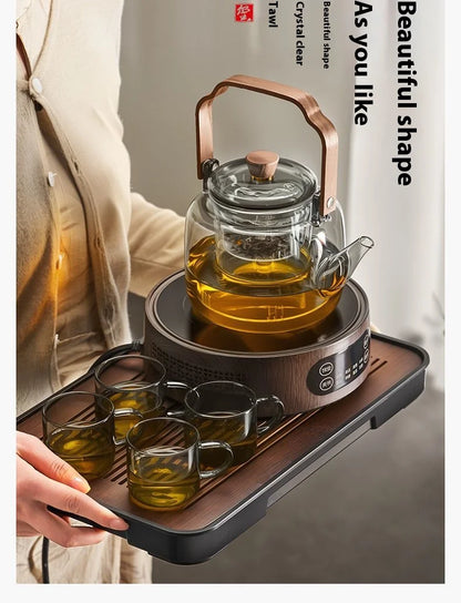 GIANXI Chinese Kung Fu Tea Set Glass Boiling Teapot Tea Water Separation High Temperature Tea Special Samovar Teapot Health Pot
