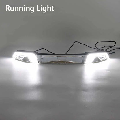 NEW For Harley Touring Street Glide FLHX 2014-2023 Motorcycle LED Chrome Gloss Black White Amber Windshield Trim