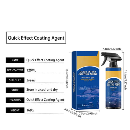 1-5PCS Car Nano Coating Spray Auto Quick-Dry Coating Hydrophobic Protection Polishing Maintenance Renewal  Agent Accessories